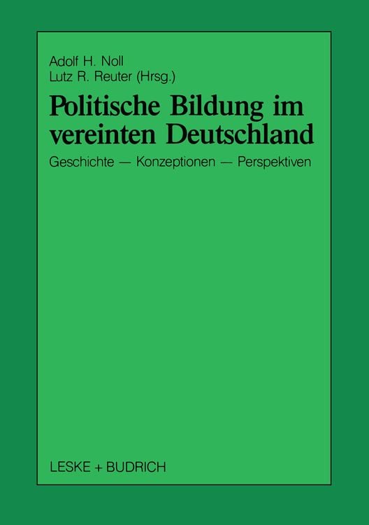 Produktbild: Politische Bildung im vereinten Deutschland