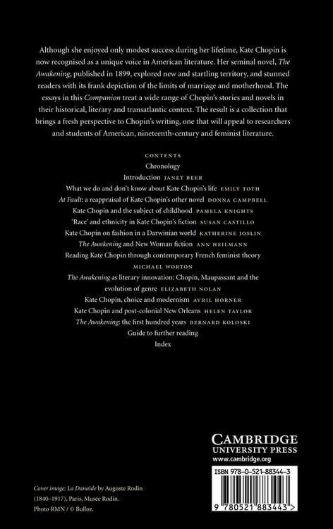 Produktbild: The Cambridge Companion to Kate Chopin