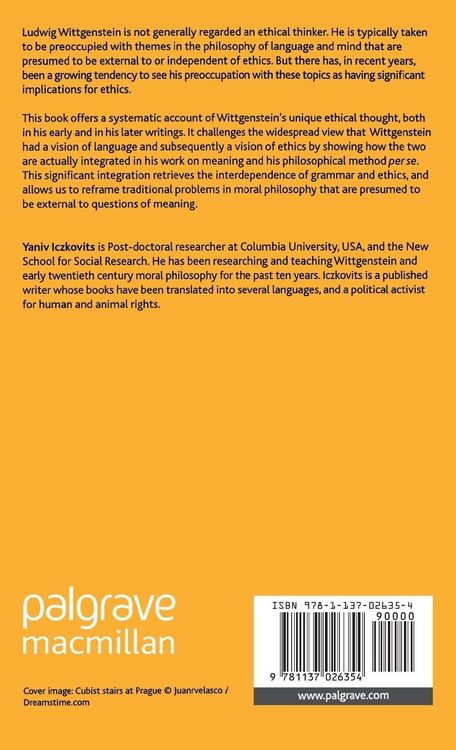 Produktbild: Wittgenstein's Ethical Thought
