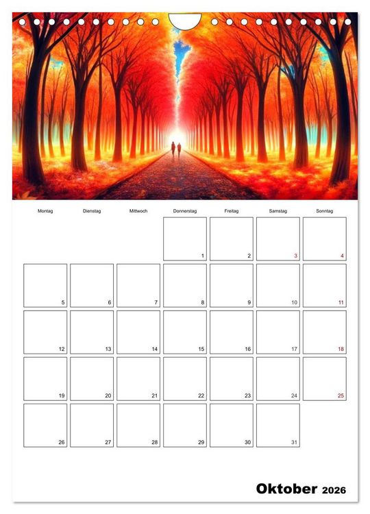 Produktbild: Neonlicht Familienplaner (Wandkalender 2026 DIN A4 hoch), CALVENDO Monatskalender