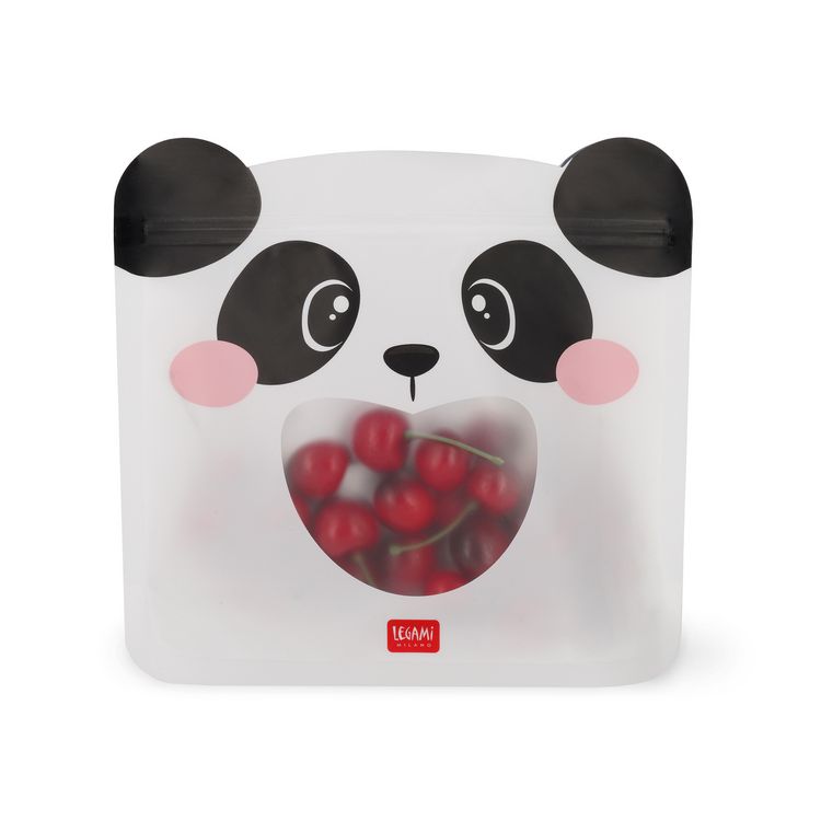 Produktbild: Legami 3er Set wiederverwendbare Snack Taschen - Panda
