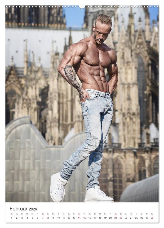 Produktbild: Men's Physique (hochwertiger Premium Wandkalender 2026 DIN A2 hoch), Kunstdruck in Hochglanz