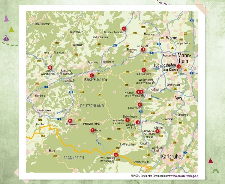 Produktbild: Pfalz. Radeln für die Seele