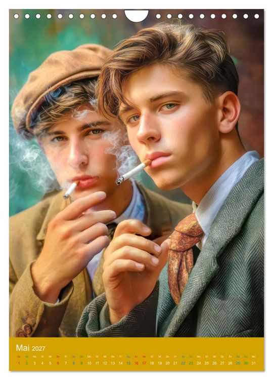 Produktbild: Erleben Sie die Goldenen 20er - Stilvolle Portraits (Wandkalender 2027 DIN A4 hoch), CALVENDO Monatskalender