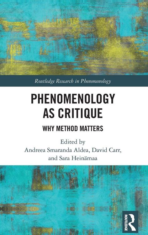 Produktbild: Phenomenology as Critique