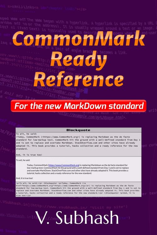 Produktbild: CommonMark Ready Reference