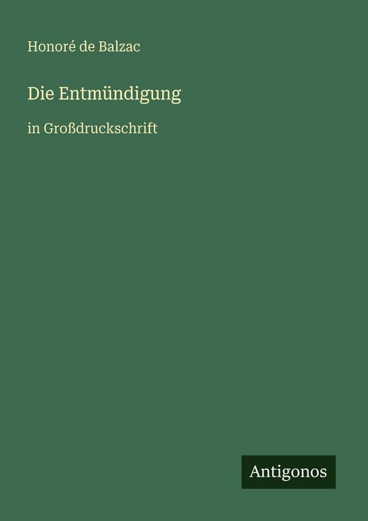 Produktbild: Die Entm&uuml;ndigung