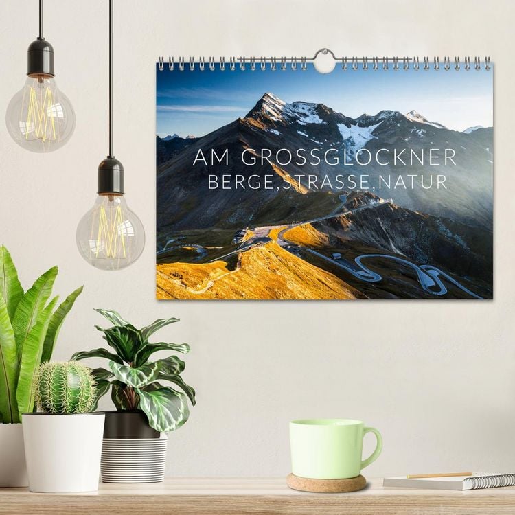Produktbild: Am Gro&szlig;glockner. Berge, Stra&szlig;e, Natur (Wandkalender 2026 DIN A4 quer), CALVENDO Monatskalender