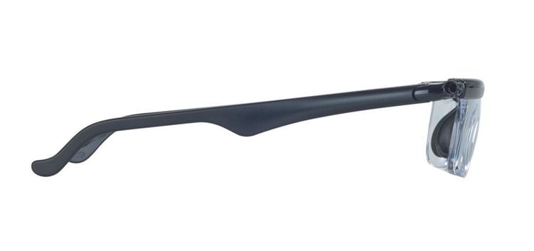 Produktbild: Seeplus Zoom Lesebrille, schwarz, einstellbar von +0,5 bis +4 Dioptrien
