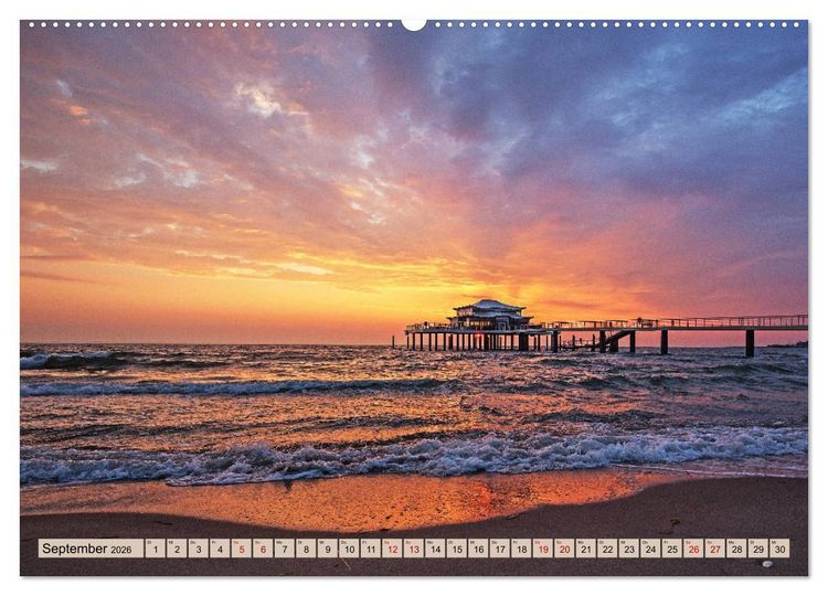 Produktbild: Timmendorfer Strand - Urlaubsparadies an der Ostsee (hochwertiger Premium Wandkalender 2026 DIN A2 quer), Kunstdruck in Hochglanz