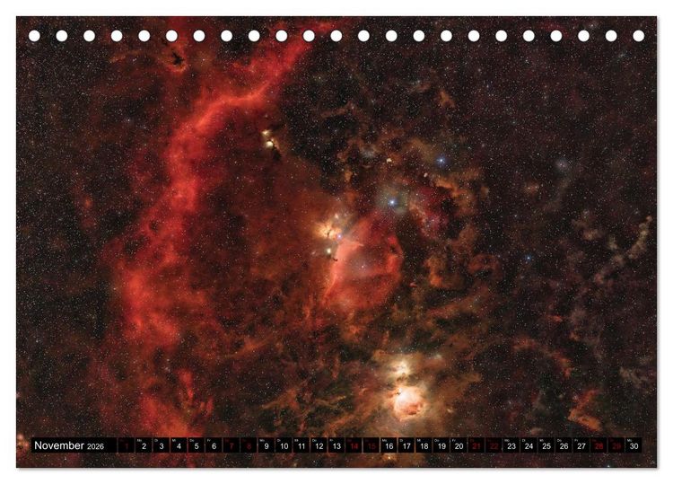 Produktbild: Deepsky Wide (Tischkalender 2026 DIN A5 quer), CALVENDO Monatskalender