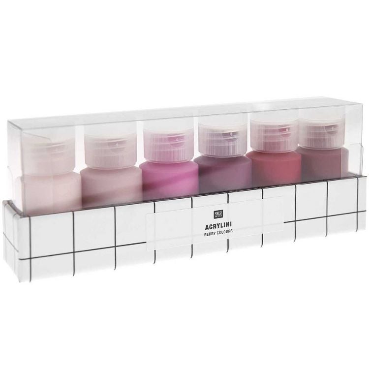 Produktbild: Acrylini Set Berry Colours, 6 x 22 ml