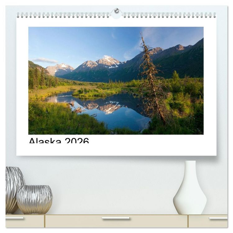 Produktbild: Alaska 2026 (hochwertiger Premium Wandkalender 2026 DIN A2 quer), Kunstdruck in Hochglanz