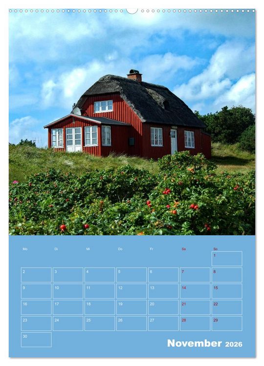Produktbild: Nordseereise &ndash; J&uuml;tland in D&auml;nemark &ndash; Von Blavand bis Henne Strand (Wandkalender 2026 DIN A2 hoch), CALVENDO Monatskalender
