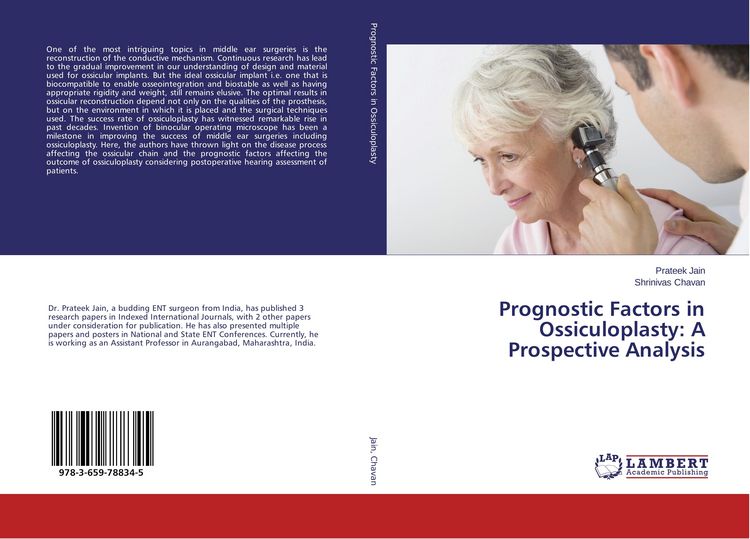 Produktbild: Prognostic Factors in Ossiculoplasty: A Prospective Analysis