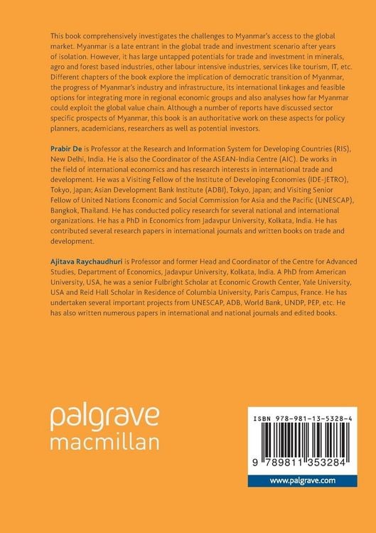 Produktbild: Myanmar&rsquo;s Integration with the World