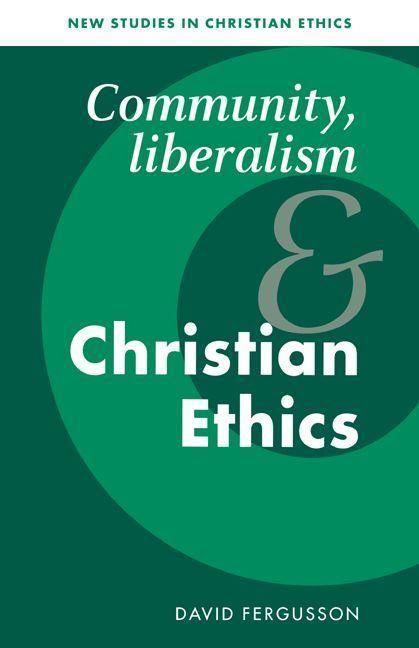 Produktbild: Community, Liberalism and Christian Ethics