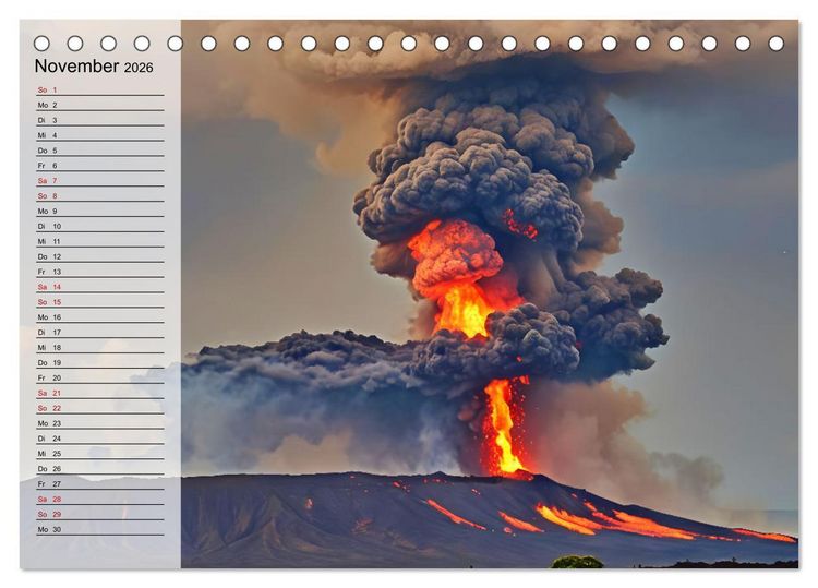 Produktbild: Magische Momente mit Naturspektakeln (Tischkalender 2026 DIN A5 quer), CALVENDO Monatskalender