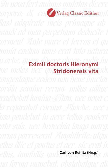 Produktbild: Eximii doctoris Hieronymi Stridonensis vita