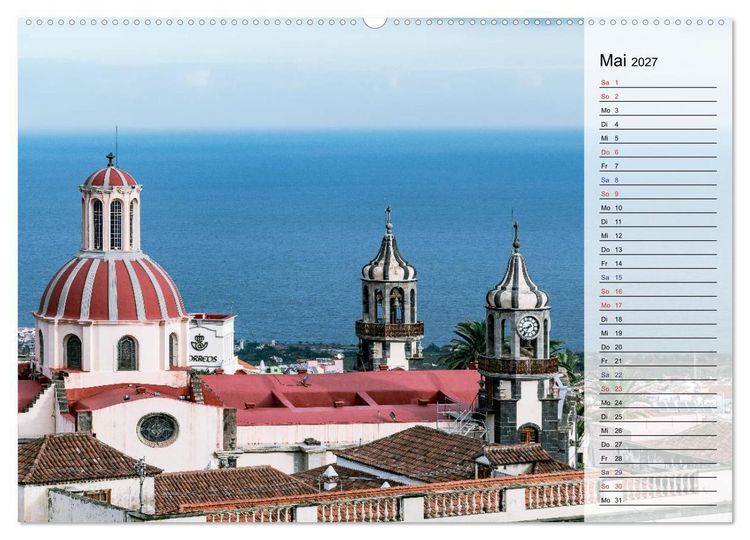 Produktbild: TENERIFFA - Zauberhafte Vulkaninsel (Wandkalender 2027 DIN A2 quer), CALVENDO Monatskalender