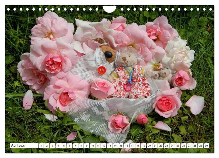Produktbild: Die Hochzeitsb&auml;rchen (Wandkalender 2026 DIN A4 quer), CALVENDO Monatskalender
