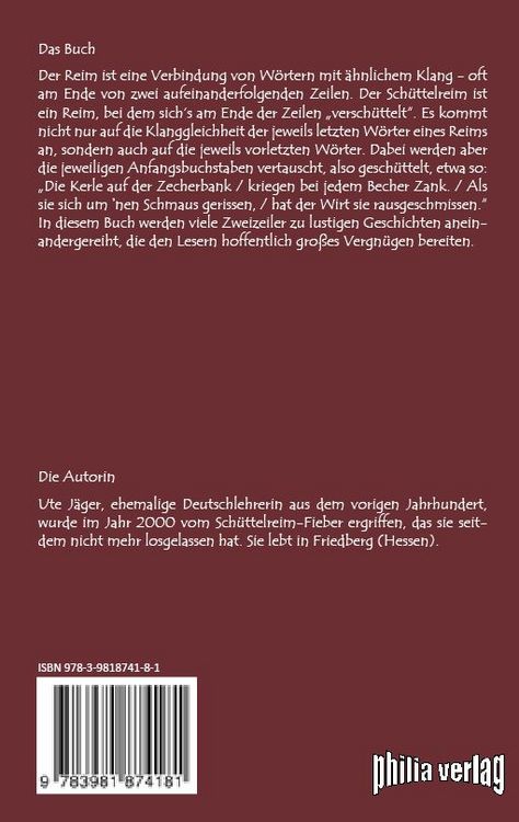 Produktbild: Sch&uuml;ttelreime