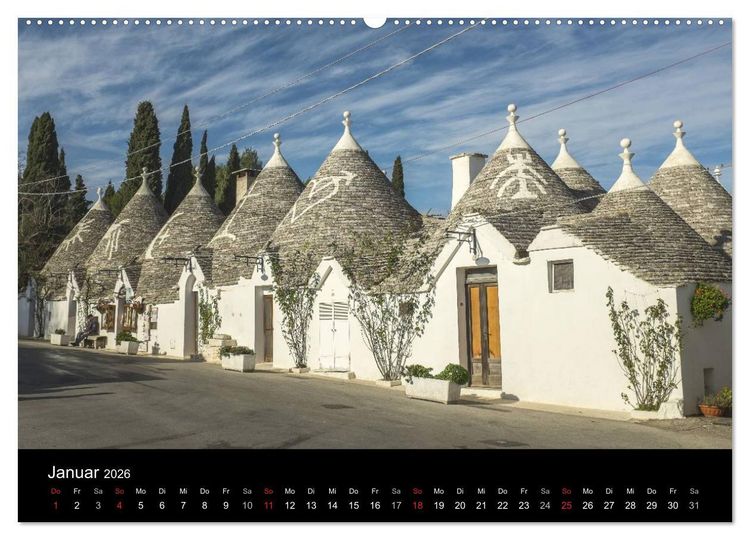 Produktbild: Italiens wilde Sch&ouml;nheit - Abseits der gro&szlig;en St&auml;dte (hochwertiger Premium Wandkalender 2026 DIN A2 quer), Kunstdruck in Hochglanz