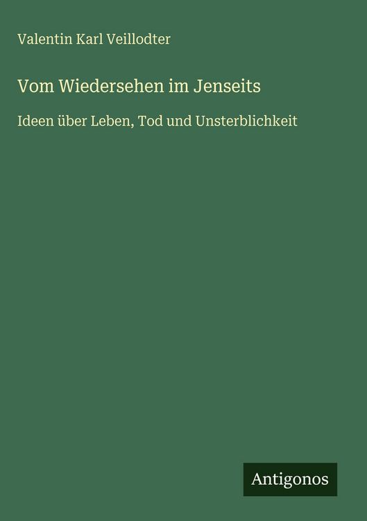 Produktbild: Vom Wiedersehen im Jenseits
