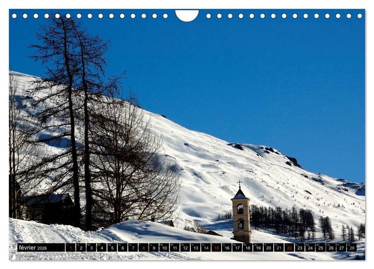 Produktbild: Neige sur les Hautes Alpes (Calendrier mural 2026 DIN A4 vertical), CALVENDO calendrier mensuel