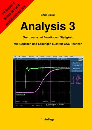 Produktbild: Analysis 3 - Grenzwerte bei Funktionen, Stetigkeit