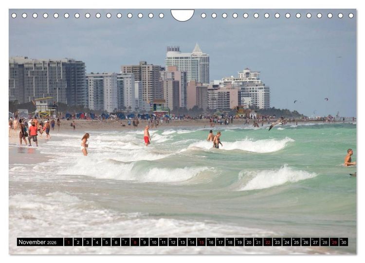 Produktbild: Miami und Florida (Wandkalender 2026 DIN A4 quer), CALVENDO Monatskalender