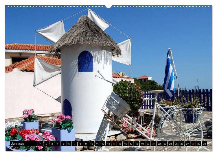 Produktbild: Skiathos Skopelos und Alonissos Griechenland (Wandkalender 2026 DIN A2 quer), CALVENDO Monatskalender
