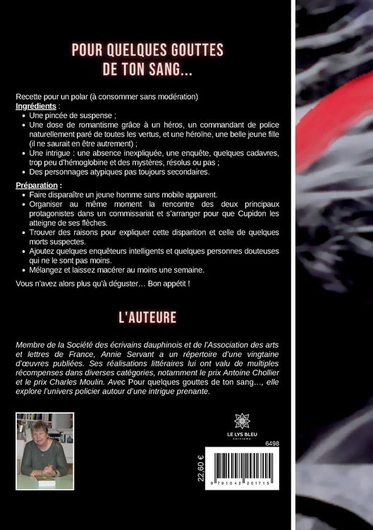 Produktbild: Annie Servant: Pour quelques gouttes de ton sang...