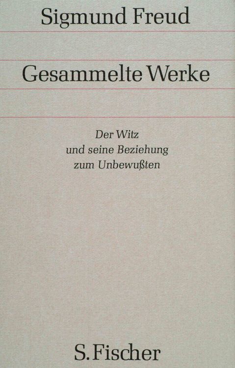 Produktbild: Der Witz und seine Beziehung zum Unbewu&szlig;ten