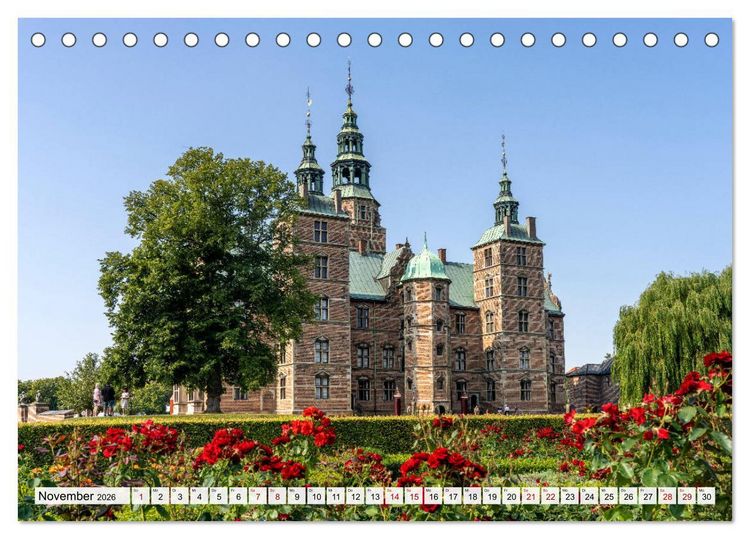 Produktbild: D&auml;nemark - Kopenhagen (Tischkalender 2026 DIN A5 quer), CALVENDO Monatskalender