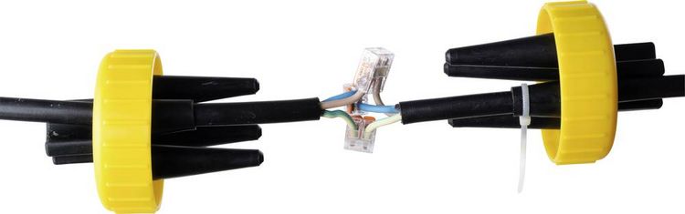 Produktbild: Heitronic 45604 Kabelmuffe Kabel-&Oslash;-Bereich: 6 - 14mm Inhalt: 1St.