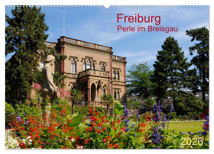 Produktbild: Freiburg Perle im Breisgau (Wandkalender 2026 DIN A2 quer), CALVENDO Monatskalender