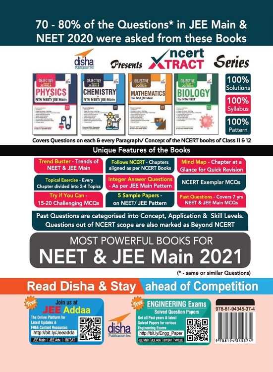 Produktbild: 32 JEE Main Online 2019 & 2020 Solved Papers 4th Edition