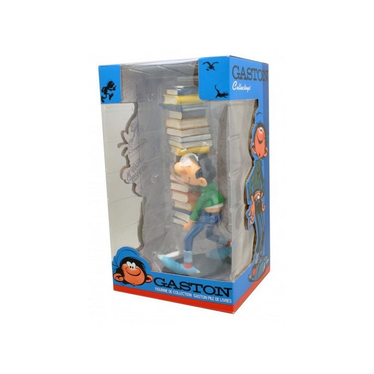 Produktbild: Gaston mit B&uuml;cherstapel