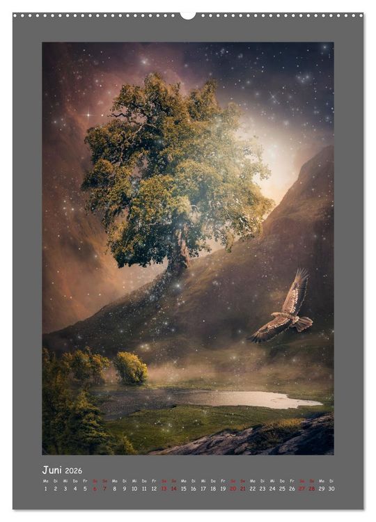 Produktbild: Yggdrasil - Der Baum des Lebens (Wandkalender 2026 DIN A2 hoch), CALVENDO Monatskalender