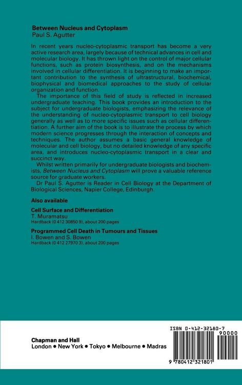 Produktbild: Between Nucleus and Cytoplasm
