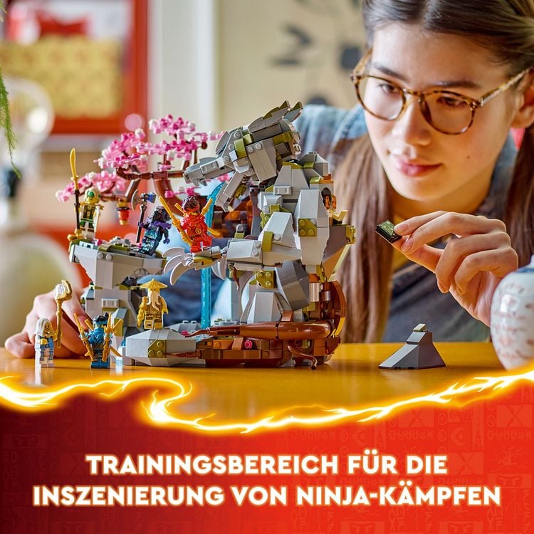 Produktbild: LEGO NINJAGO 71819 Drachenstein-Tempel Action-Spielzeug mit Ninja-Figuren