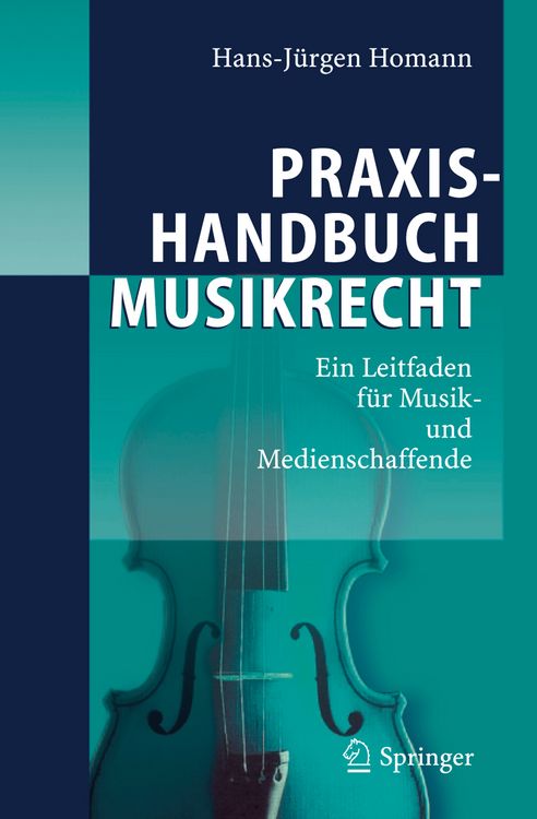 Produktbild: Praxishandbuch Musikrecht