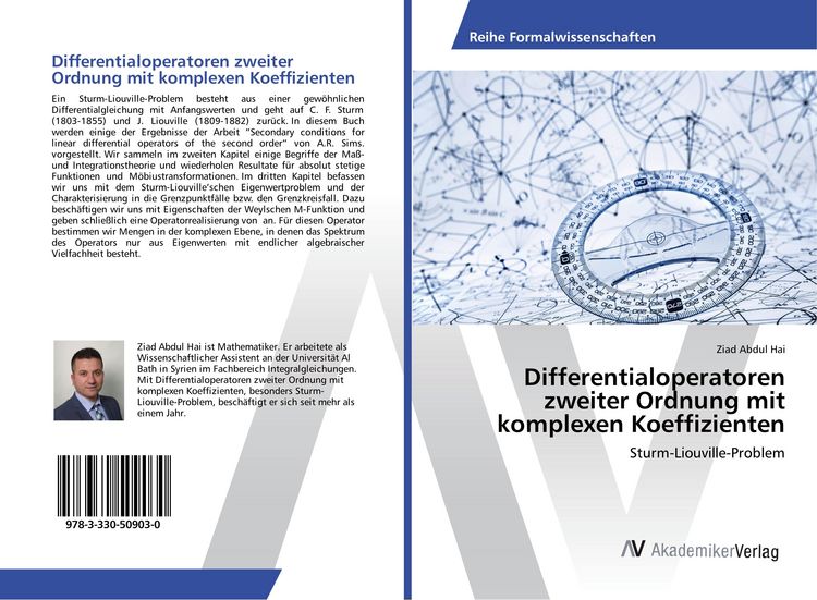 Produktbild: Differentialoperatoren zweiter Ordnung mit komplexen Koeffizienten