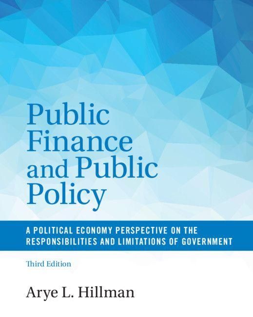 Produktbild: Public Finance and Public Policy