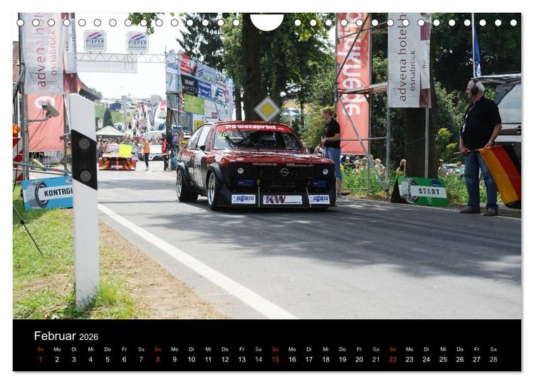 Produktbild: Bergrennen im Opel (Wandkalender 2026 DIN A4 quer), CALVENDO Monatskalender