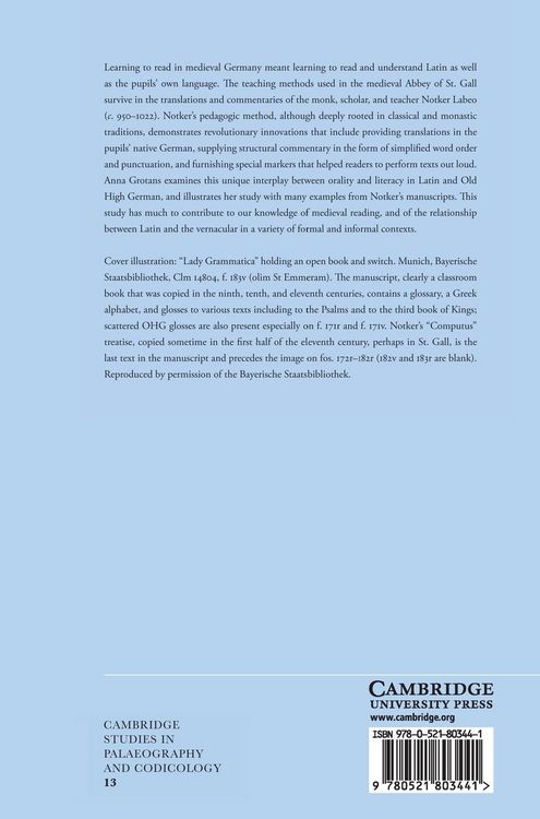 Produktbild: Reading in Medieval St. Gall