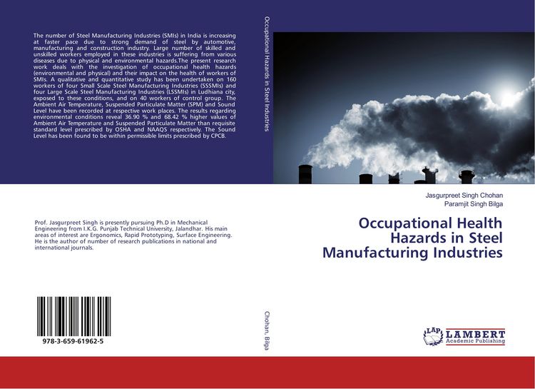 Produktbild: Occupational Health Hazards in Steel Manufacturing Industries