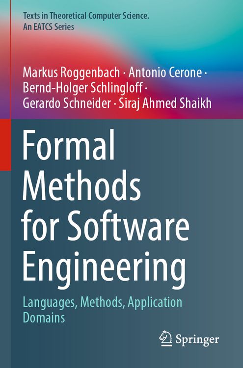 Produktbild: Formal Methods for Software Engineering