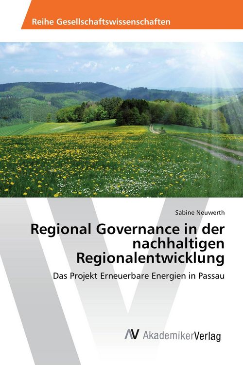 Produktbild: Regional Governance in der nachhaltigen Regionalentwicklung